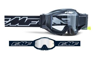 FMF Goggles Powerbomb OTG Black (Clear) ( voor BRILDRAGERS)